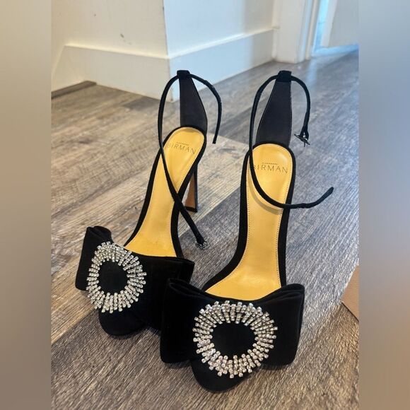 Alexandre Birman Black Heeled bow Sandals - Picture 8 of 8